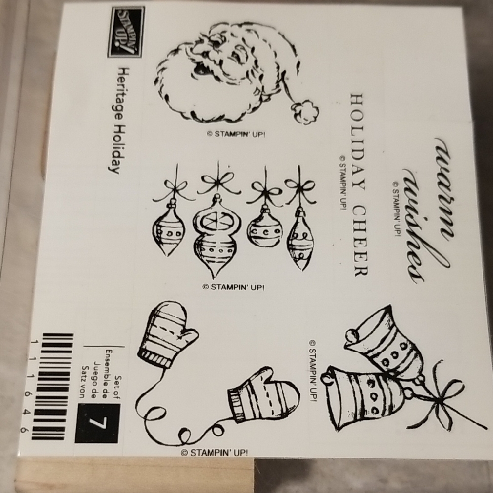 Stampin' Up! Heritage Holiday Stamp Set - Missing One Stamp